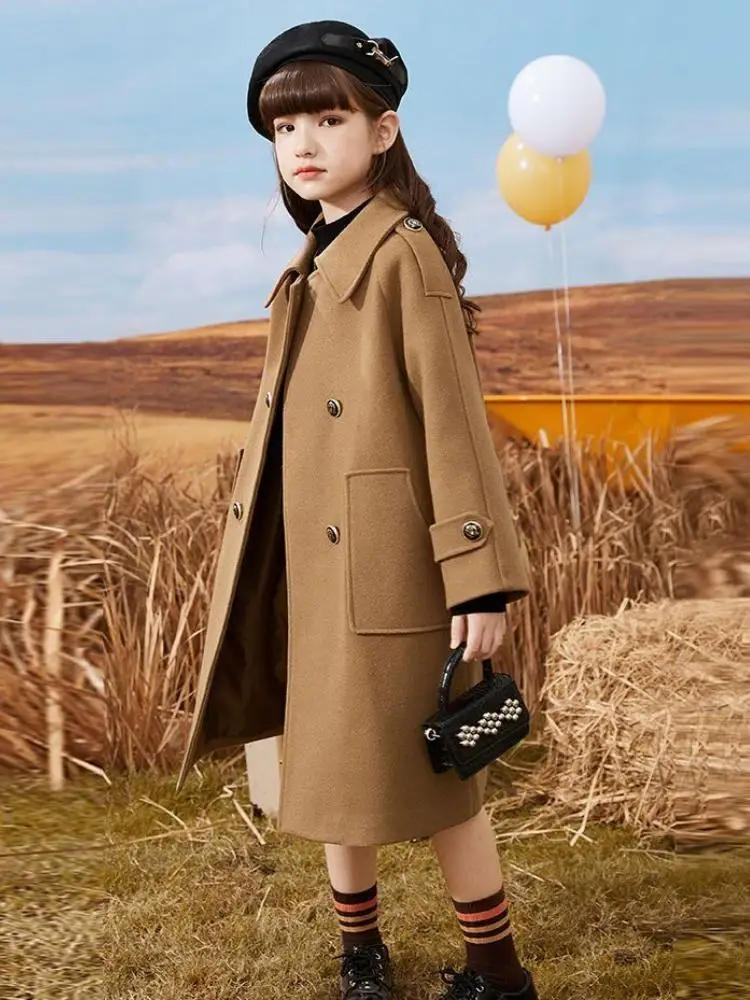 girls-woolen-coat-spring-autumn-2026-new-style-preppy-cotton-lined-midi-length-coat-for-big-kids-trendy-school-uniform-style