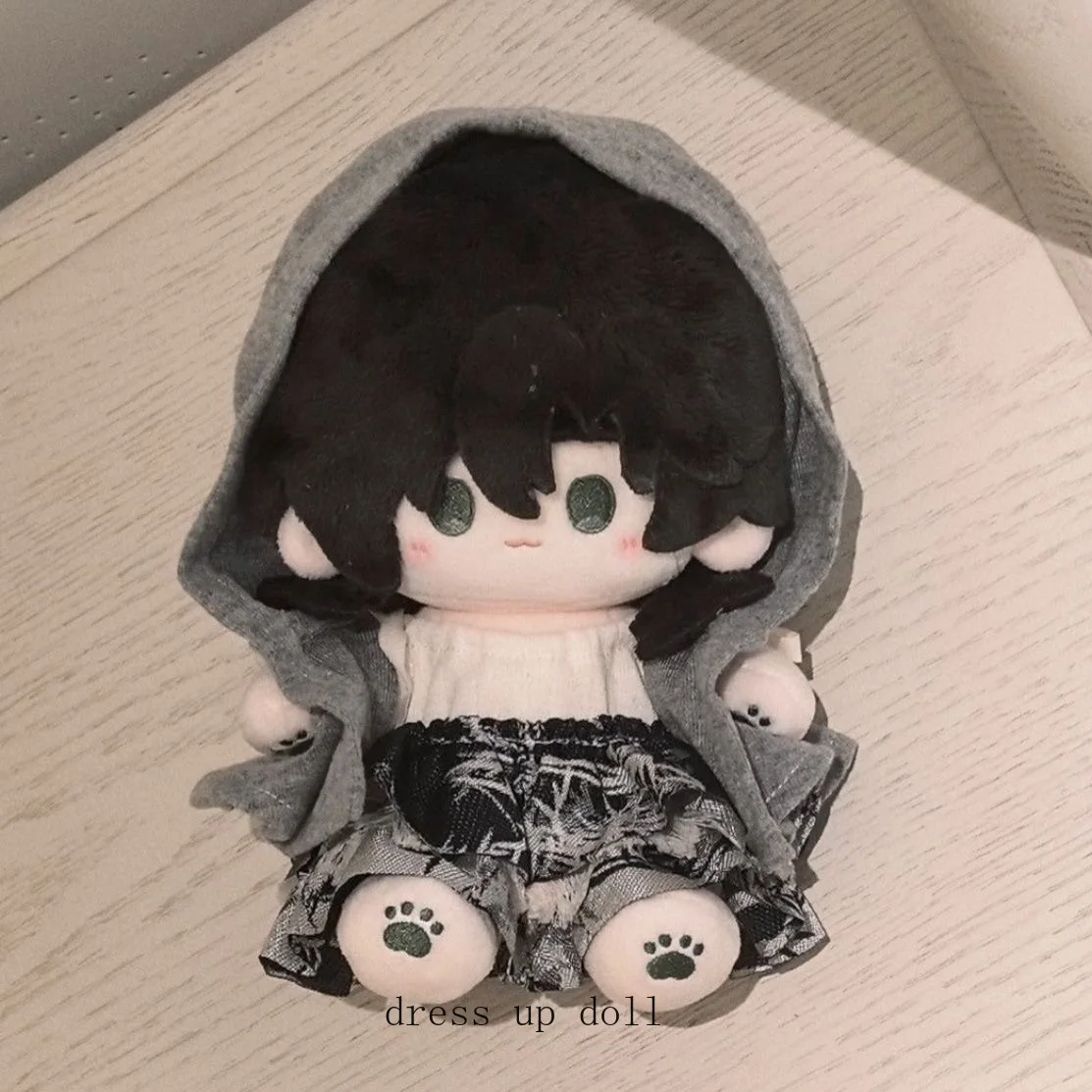 

Plushies Figures Leonard Lord of Mysteries Handsome 20cm Plush Doll Stuffed Body Dress Up Clothes Cotton Xmas Gift