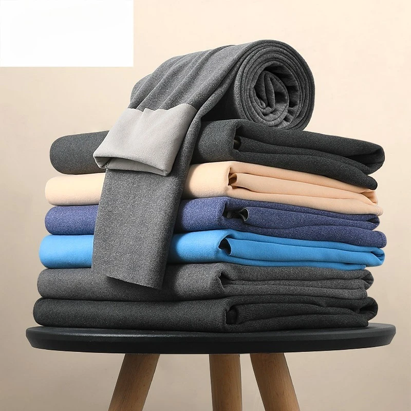 

Men's Velvet Long Johns Suit Winter Fleece Thickened Bottoming Shirt Bottoms Seamless Thermal Underwear Set Thermo Tops Pants