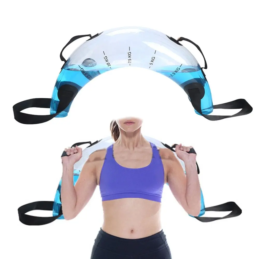 15KG/33lbs Water Weights Aqua Bag Stability Fitness PVC Aqua Bag Workout Ultimate Core Balance Trainer Adjustable Training Bag