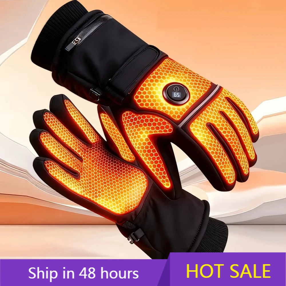 

POWER LEAP XKENHEAT Electric Thermal Gloves Rechargeable Touchscreen Heated Gloves for for Hunting Fishing Skiing Cycling