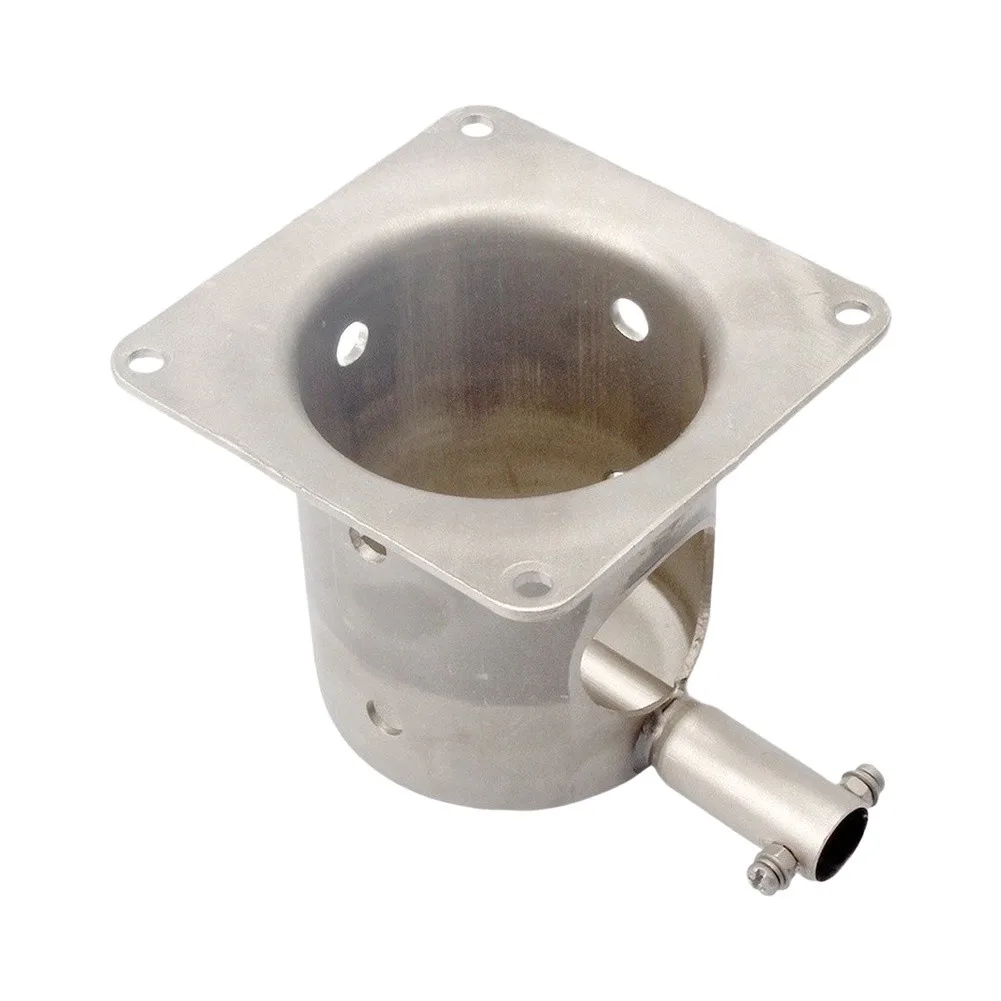Outdoor Grill Burner Pellet Grill Fire Pot For Seasonal Outdoor Grilling Heat Resistant Construction Precise Welded Design