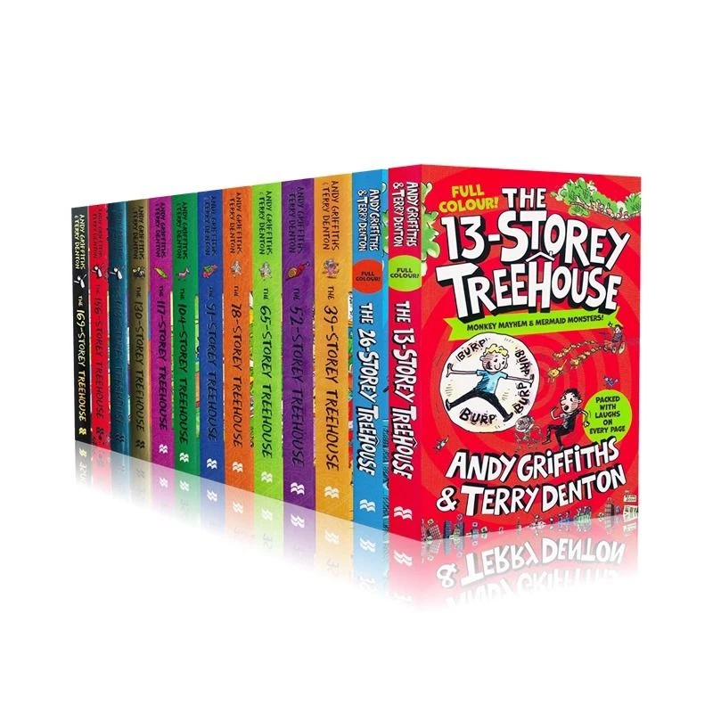 Crazy Tree House Adventures Little Kid Tree House 15 Children's Extracurricular Reading Interesting Stories English Picture Book