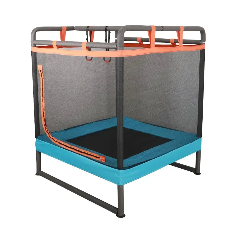 Trampoline, household children's indoor children's jumping bed, family rubbing bed, square net small bounce bed
