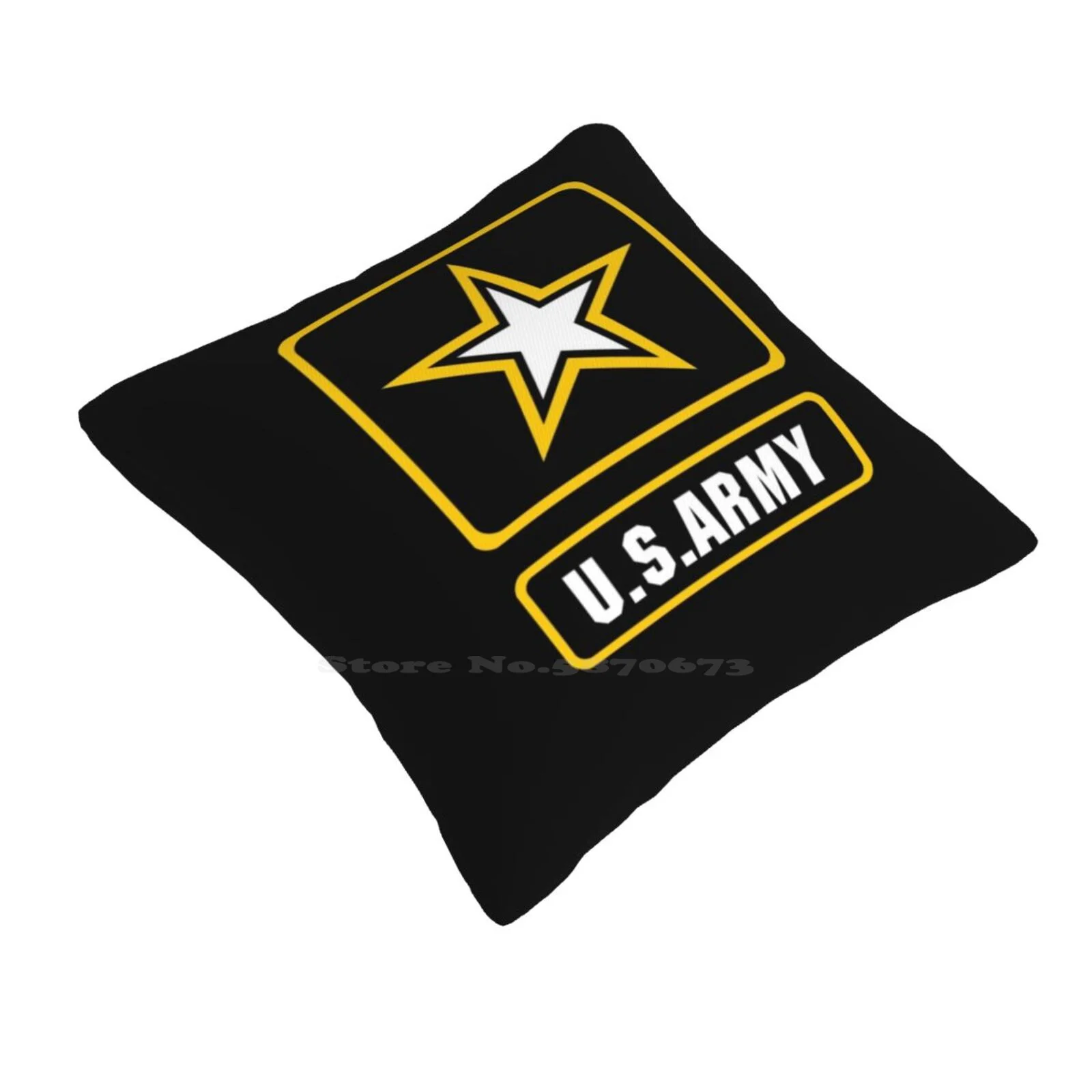 Us Army Home Sofa Car Waist Throw Pillowcase Army Marines War Black Usa Yellow