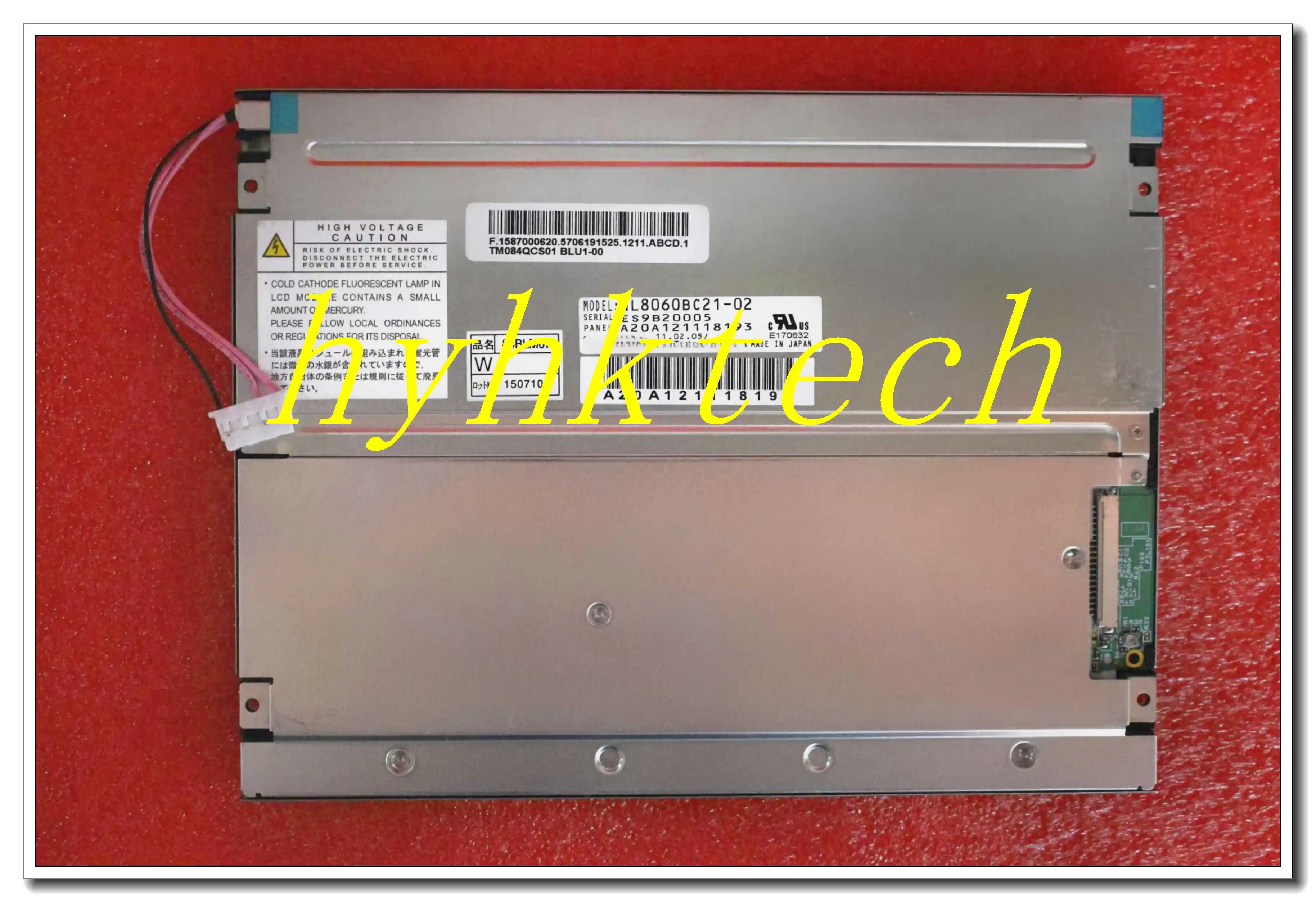 Original NL8060BC21-02 8.4 นิ้ว LCD อุตสาหกรรม ทดสอบการทํางานก่อนจัดส่ง