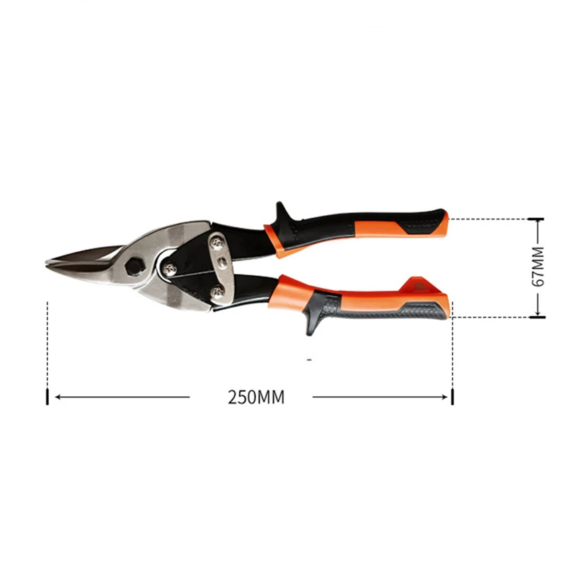 Aviation Scissor Tin Snips Metal Sheet Cutting Snip Cutter Multi-directional Scissors Industrial Professional Hand Tool
