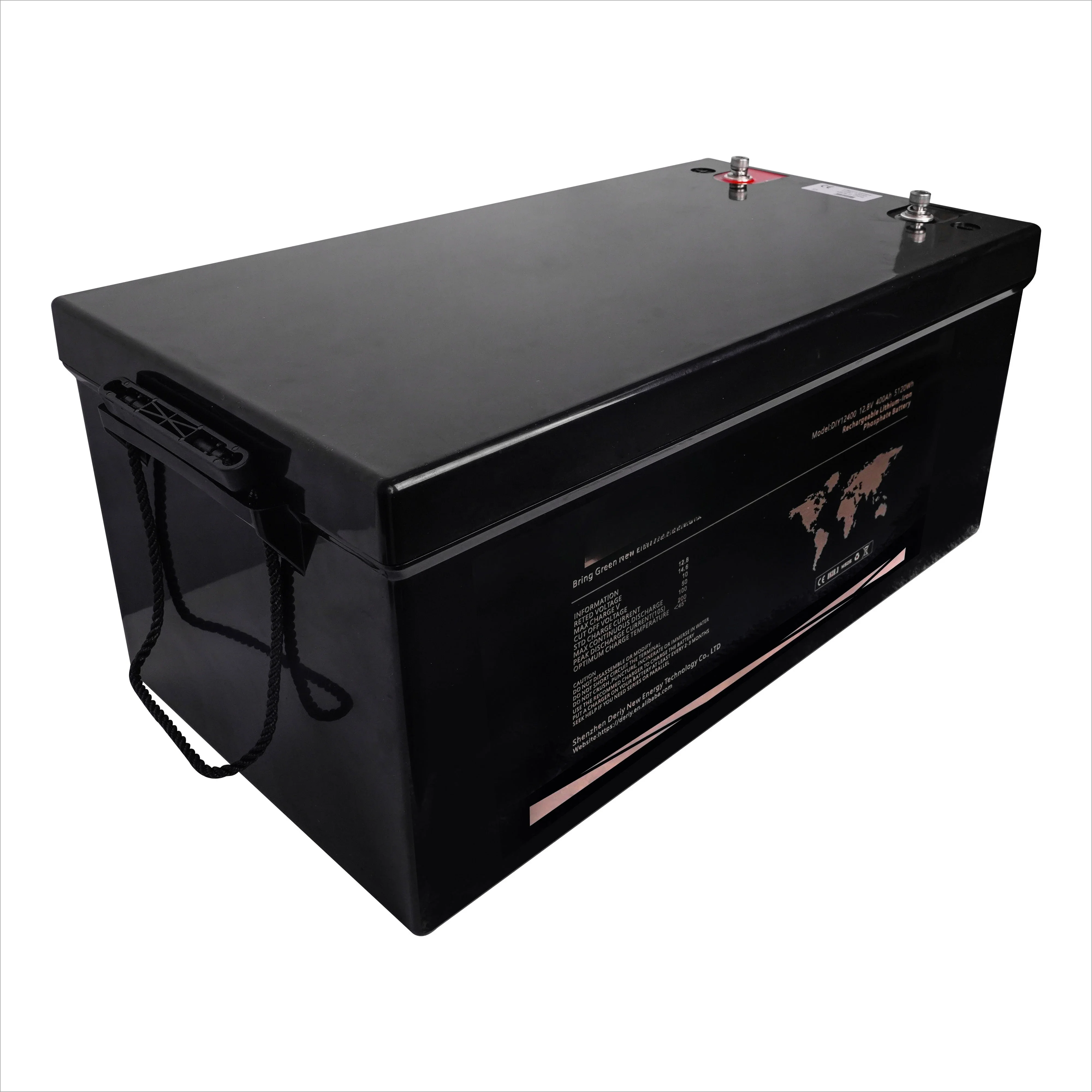 

Cheap Deep Cycles LiFePO4 Battery 12.8V 200AH 300AH 400AH Battery Packs Li-on Pack With Smart BMS Pack for RV Golf Cart