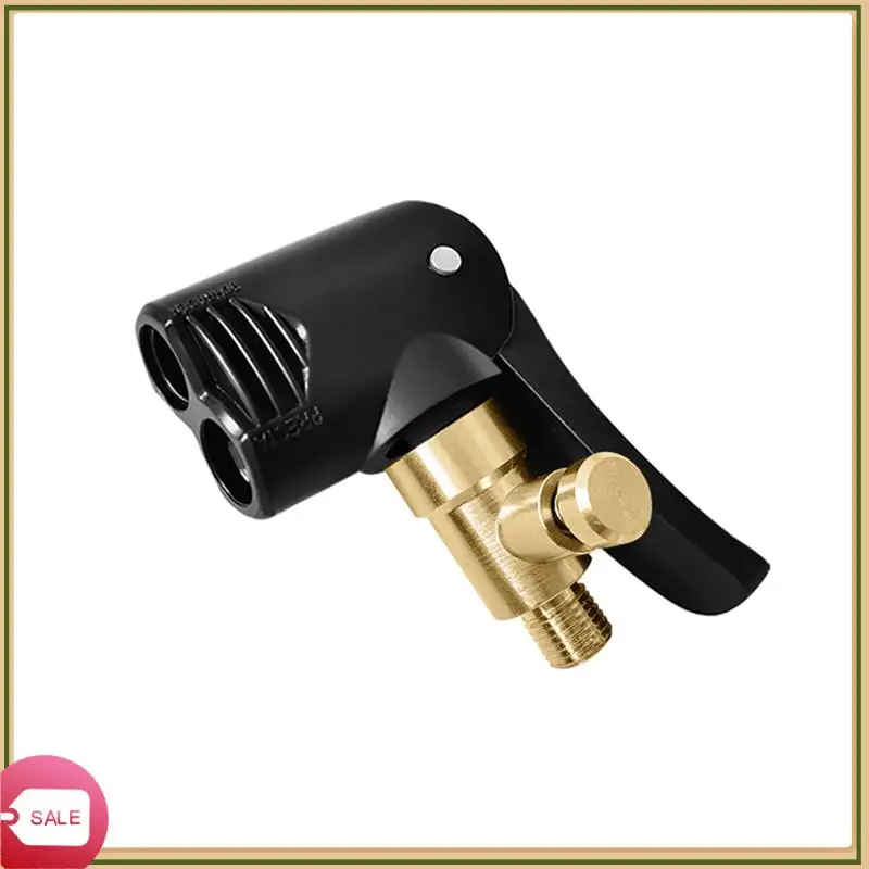 

Уникальный латунный портативный надувной насос, воздушный патрон для автомобильных шин, насос для накачивания, разъем клапана, адаптер с зажимом, клапан колеса для автомобильных шин