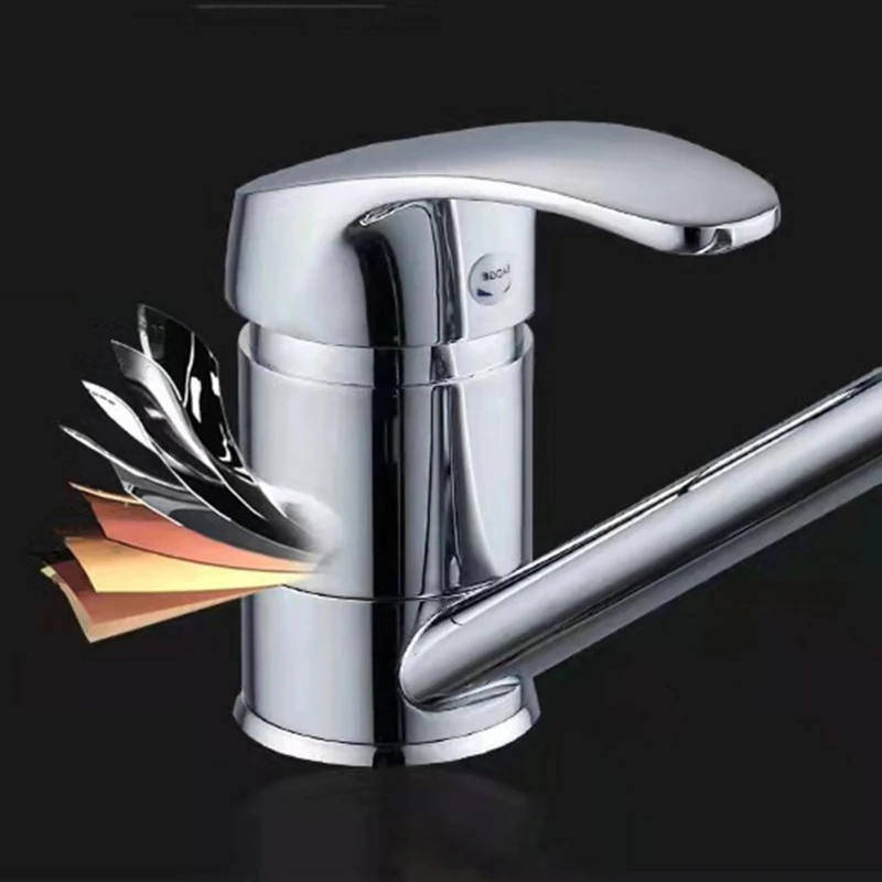 Functional Kitchen Mixer Tap 360 Degree Single Kitchen Tap Simple Installation Dropship