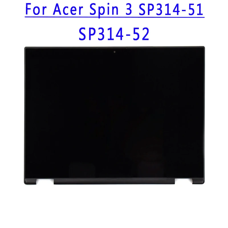 14.0 inch 1920X1080 IPS FHD 30PINS EDP 60HZ LCD Screen Assembly With Touch For Acer Spin 3 SP314-51 SP314-52 SP314-54