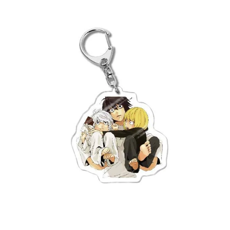 Anime Death Note Acrylic Keychain Figures L·Lawliet Yagami Light Key Chain Pendant Backpack Accessories Ornament Women Men Gift