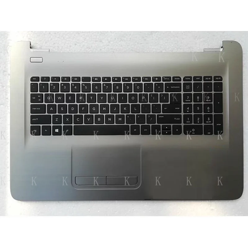 C  FOR HP 17-X 17-Y 17-AY TPN-W121 Palmrest Case W Key Touchpad 856698-001 Blue Sliver