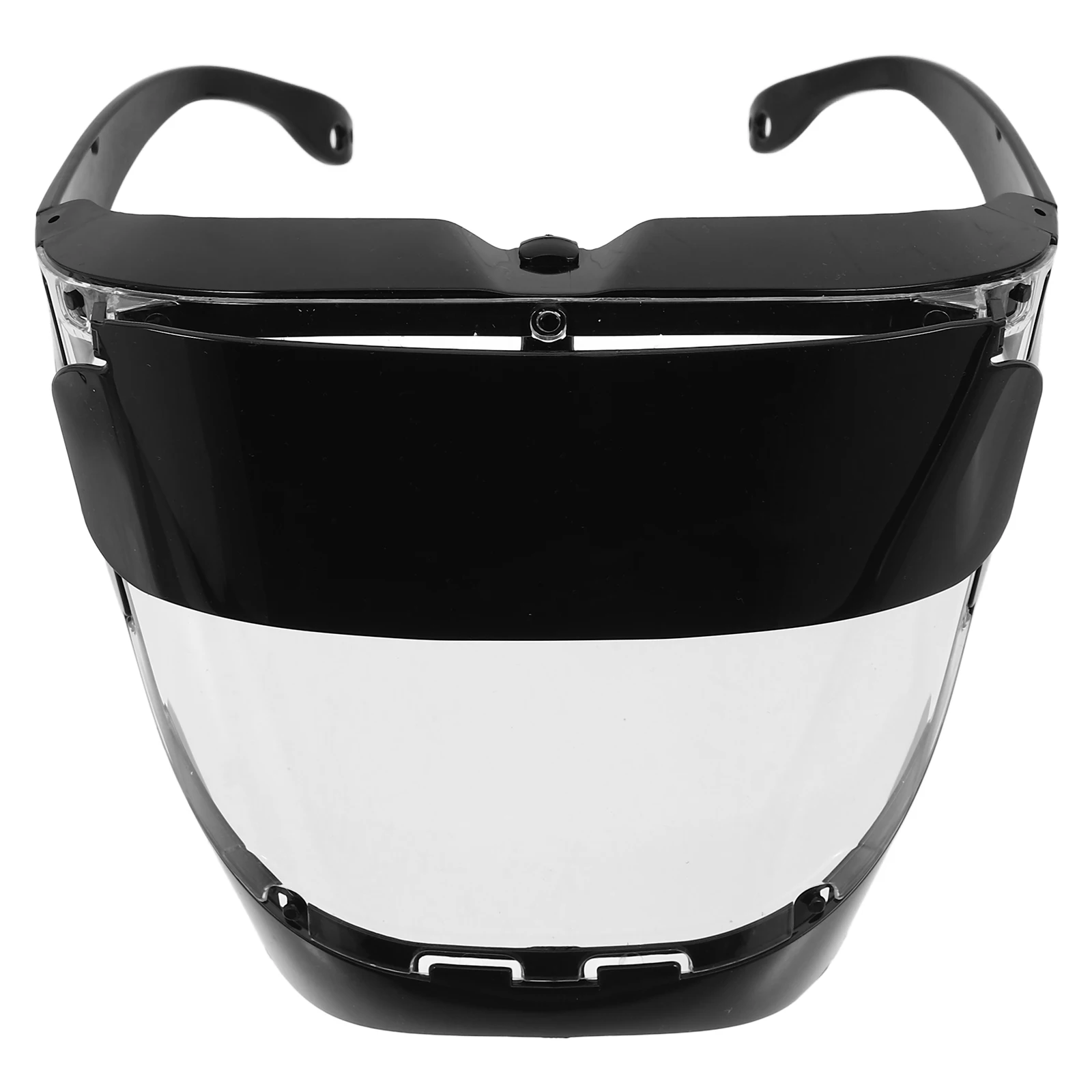 

Clear Auto Darkening Welding Hood Lightweight Pet Shield Face Guard Full Face Mask Equipment Electric Welding Grinding