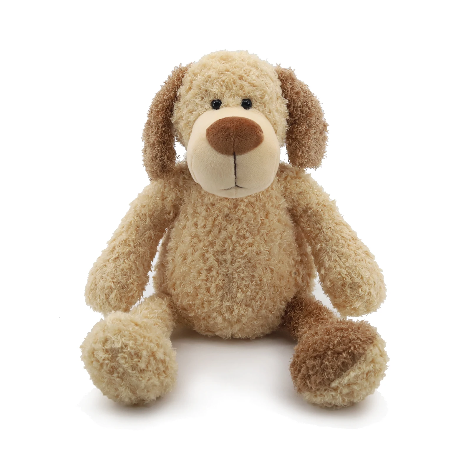 Peluche per cani a gamba lunga in morbido pile da 38 cm Adorabile bambola di pezza per animali per compagno di giochi per bambini Ornamento per la casa Commercio all'ingrosso