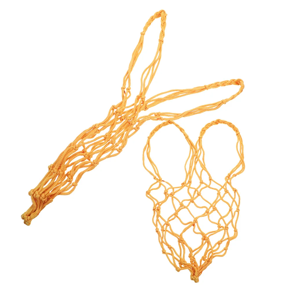 

2Pcs Heavy-Duty Livestock Hay Feeder Nets Nylon Mesh Slow Feed Bags Hanging for Horse Goat Sheep Feeding Supplies