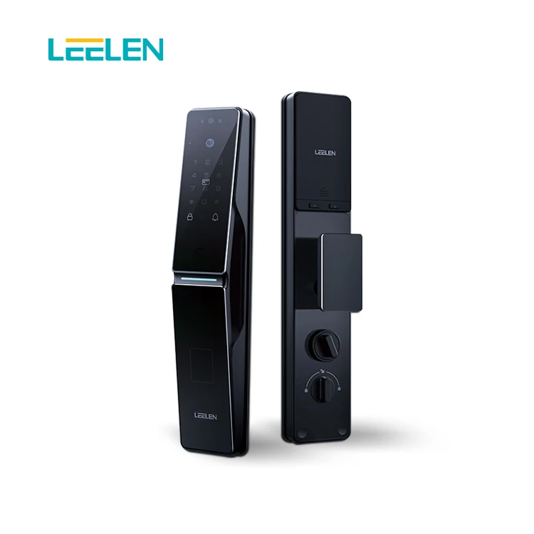 LEELEN Smart Home System Smart Door Lock Password Fingerprint Unlock With Camera Active Intercom Security Door Lock