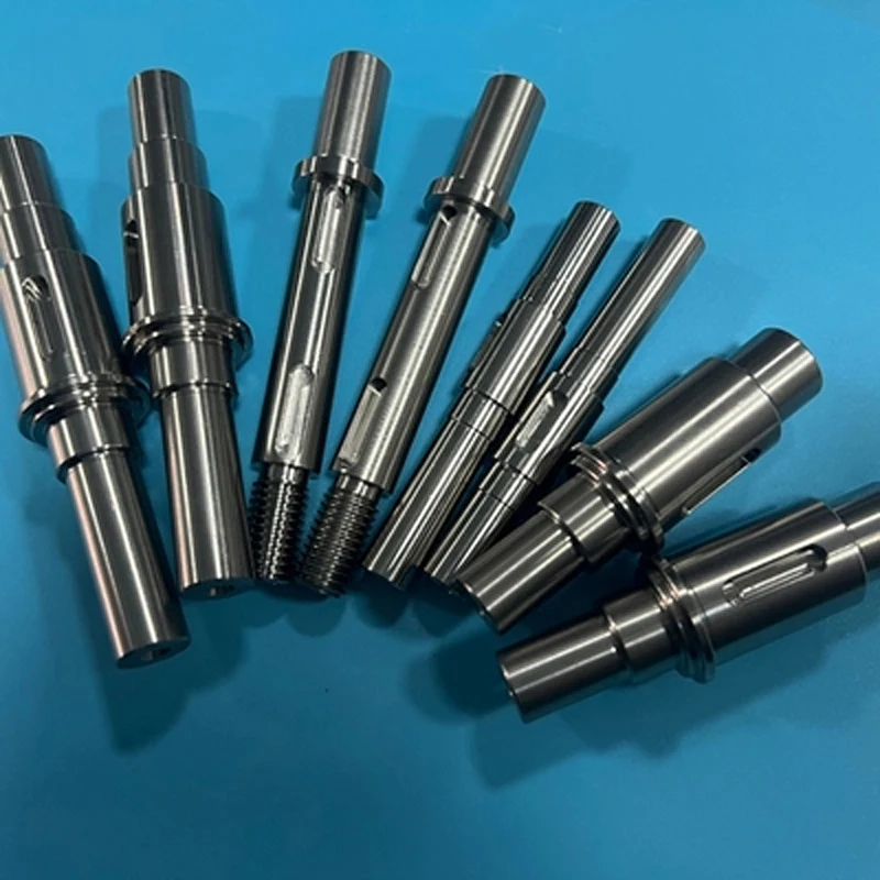 Custom CNC Turning Processing High-Precision Titanium Alloy Shaft CNC Manufacturing Metal Parts