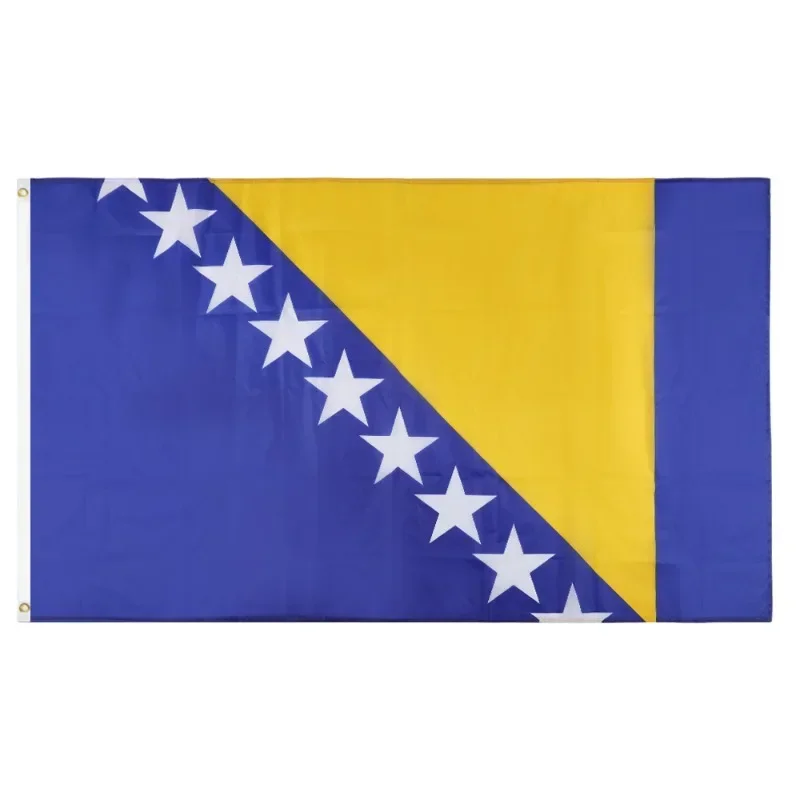 3X5Fts Bosnia and Herzegovina flag 90X150cm BIH BA Bosna Hercegovina Flag For Decoration Hanging National flag