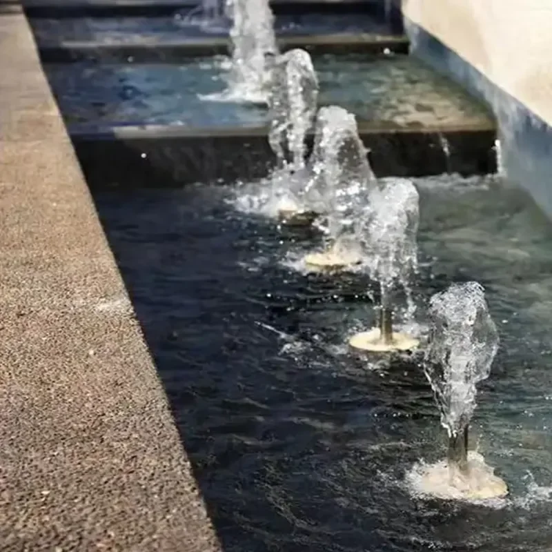 for Small Garden Fountain 304 Stainless Steel LED Light Outdoor Landscape Decor Water Feature Yard Patio Modern Art Sculpture