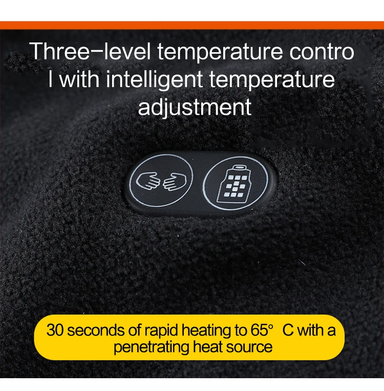Zone 17 Intelligente Heizweste mit Reißverschluss, Isolierende und Wärmeisolierende Jacke für Outdoor-Aktivitäten, ohne Powerpack. Ca – Detail 8