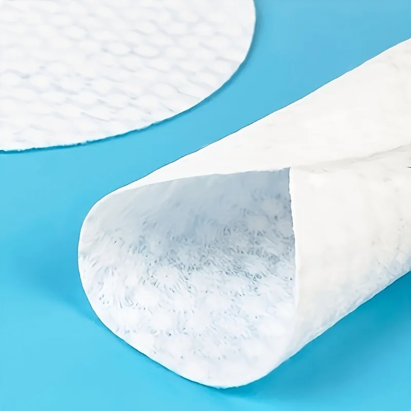 110Pcs Hypoallergenic Makeup Remover Wipes, Lint-Free Round Facial Cleansing Cloths, Non-Woven Gentle for All Skin Types