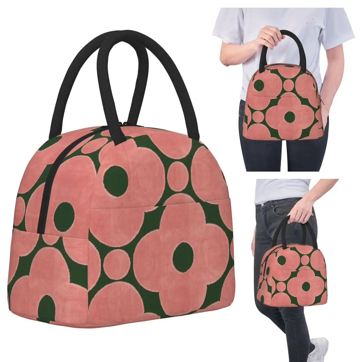 

Изолированная сумка для обеда Orla Kiely с цветочным дизайном для детей, школьный холодильник, термосумка для еды, портативная коробка для завтрака, контейнер