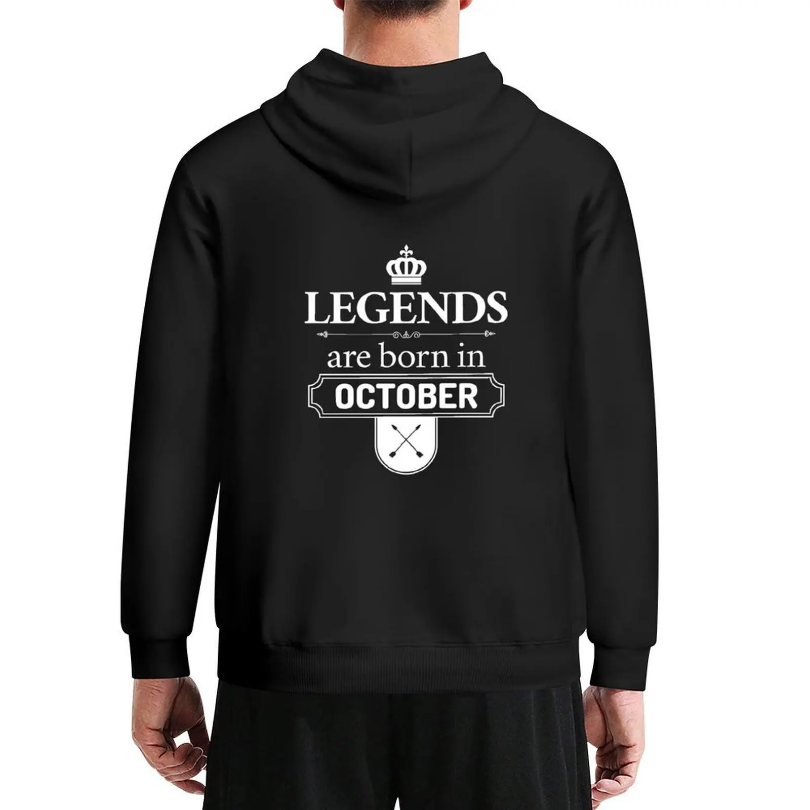 

Legends Are Born In October Birthday Gift | Hoodie korean clothes autumn new products men's clothes hoodies for men high quality