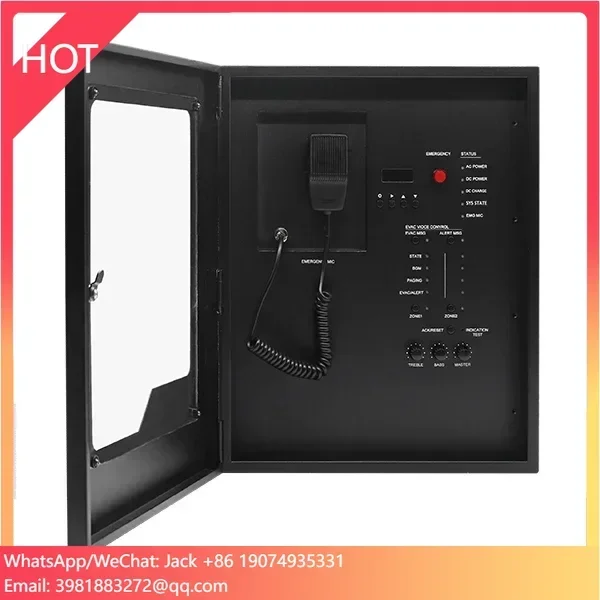 

Fire alarm Voice Evacuation Control broadcast system Voice Evacuation Panel