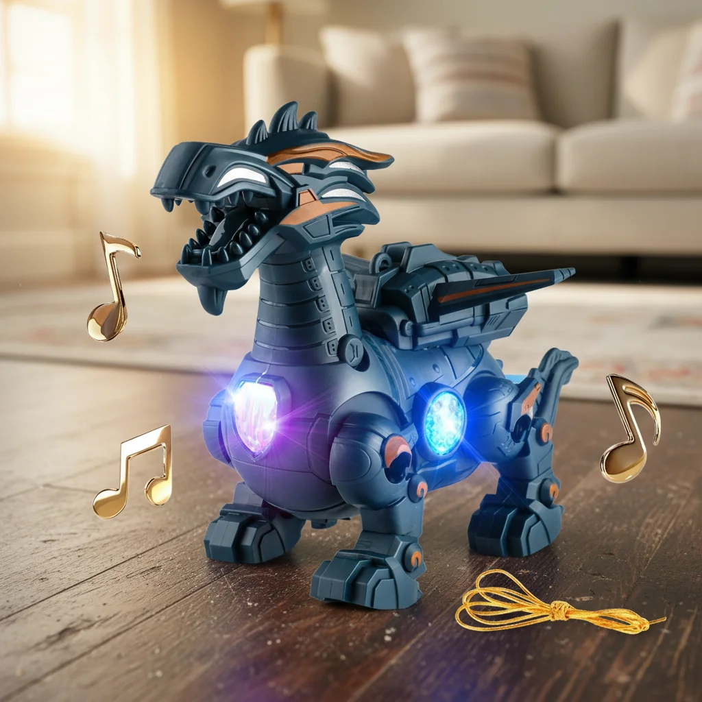 

Electric Toy Crawling War Dragon Dinosaur Model Walks Makes Sounds Climbs A Fun and Quirky Light-Up Toy Creative Toys For Kids