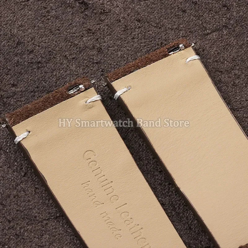 Cinturino per orologio in pelle scamosciata da 20mm 22mm per Seiko per Omega per Rolex cinturino da polso a sgancio rapido cinturino sportivo vintage da uomo