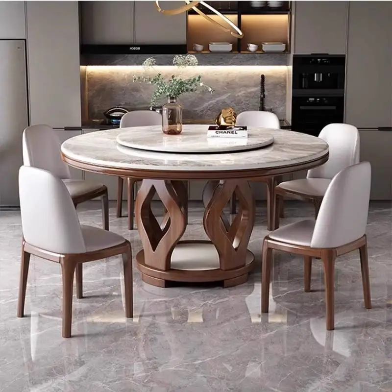 

Waterproof Kitchen Dining Table Kawaii Unique Space Saving White Tables Chairs Small Modern Nordic Mesa Comedor Luxury Furniture