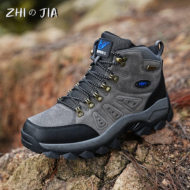 Designers Popular Sneakers Hiking Shoes Men Outdoor Trekking Shoes Man Tourism Camping Sports Hunting Shoes Trendy Mens Sneakers