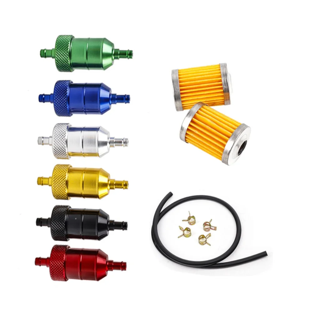 Fuel Filter Compatible with For 2For For ATV Dirt Bike Motorcycle Scooter with Aluminum Alloy and Installation Kit