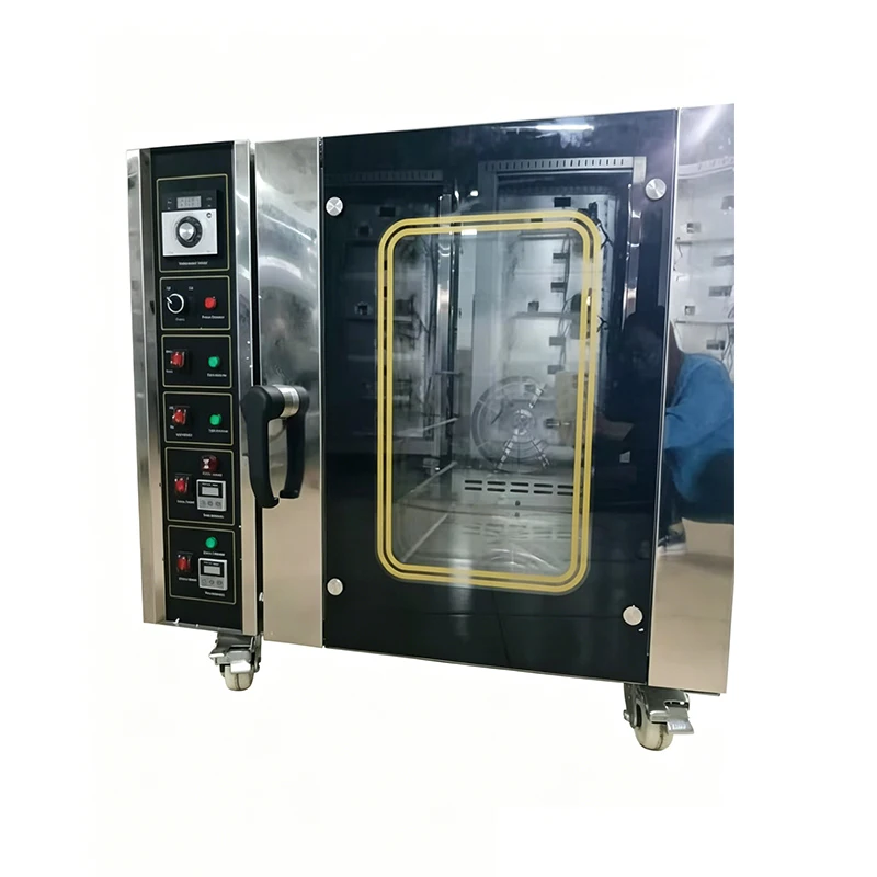 Baking Machine 5 10 Trays Electric Hot Air Steamer Function Commercial Baking Oven Convection Ovens For Bread Pizza