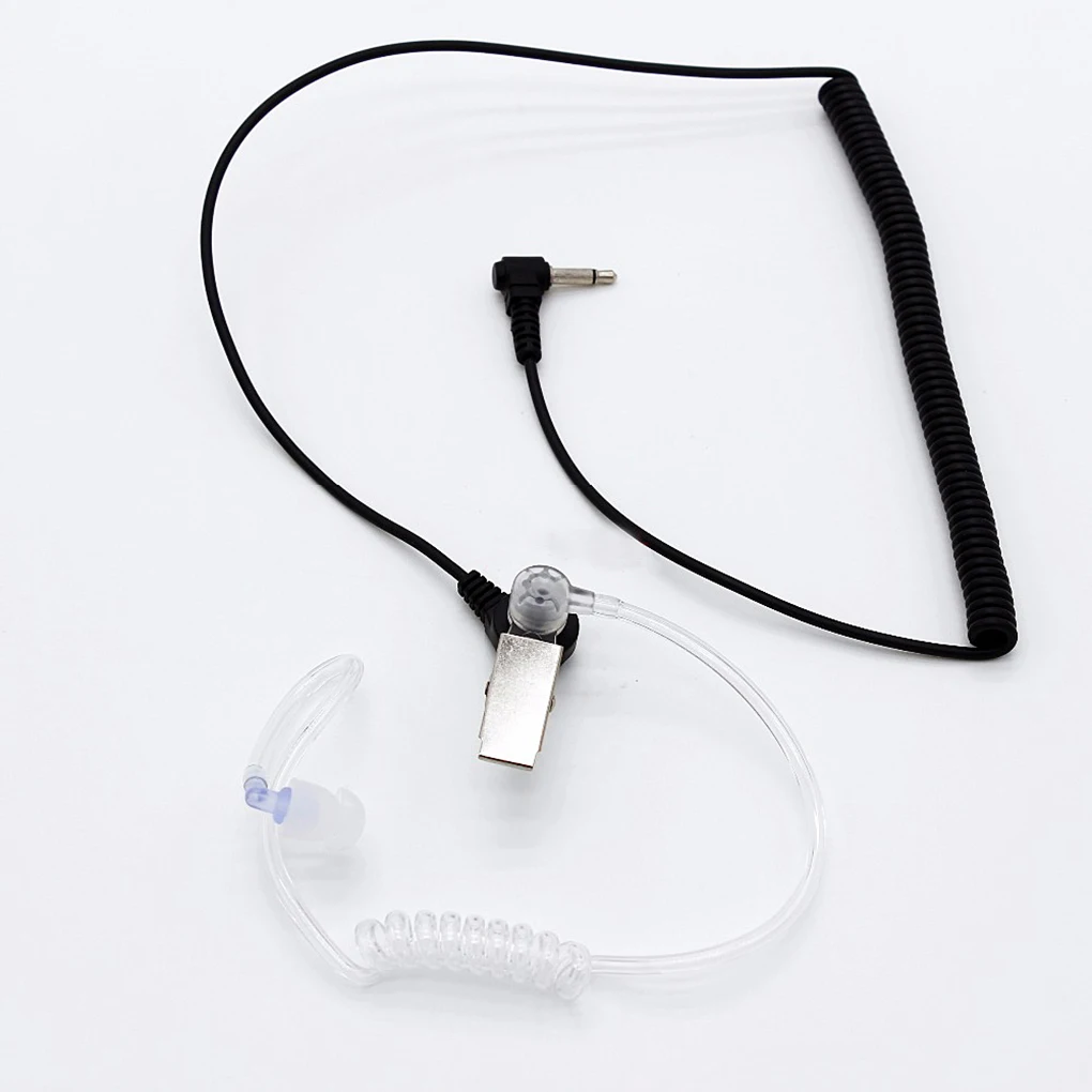 Receive Earpiece 3.5mm 2-Way Radio External Headset Professional Security Guard Audio Replacement Speaker Accessory