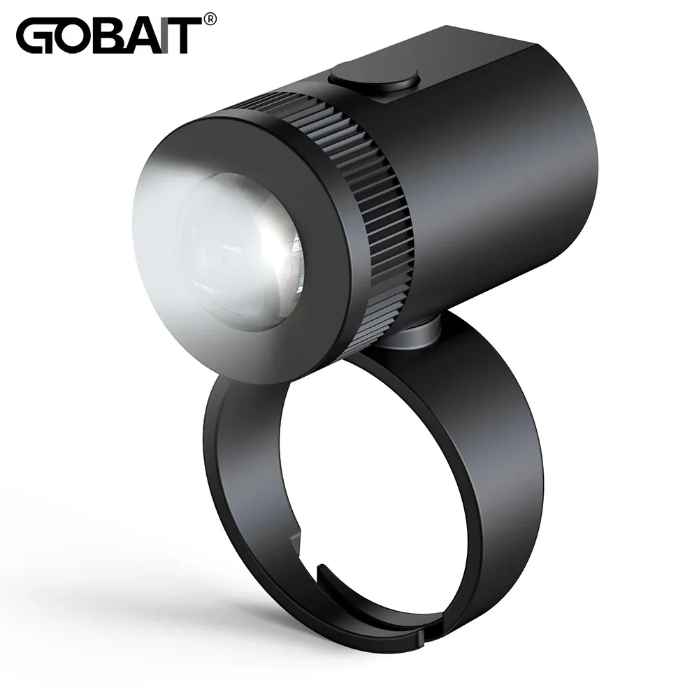 Flashlight Finger Light USB C Charge LED 360 Rotate Adjustable Ring Size Gadget Tool Camping Sport Night Beam Fishing Glove Lamp