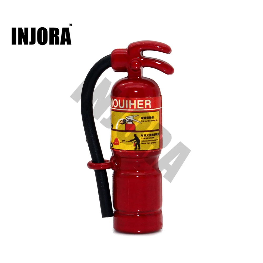 RC Rock Crawler 1:10 Accessories Metal Fire Extinguisher for Axial Wraith SCX10 90046 TRX-4 Decoration Parts