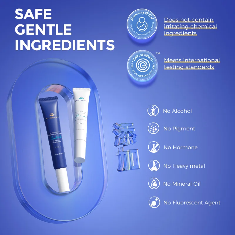 

EXPRESSIONS Успокаивающий и шелковистый крем для удаления волос