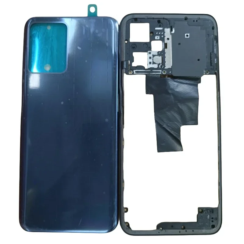 For Oppo Realme 9 Pro RMX3471 RMX3472 Phone Housing Middle Frame Battery Back Cover Case Panel