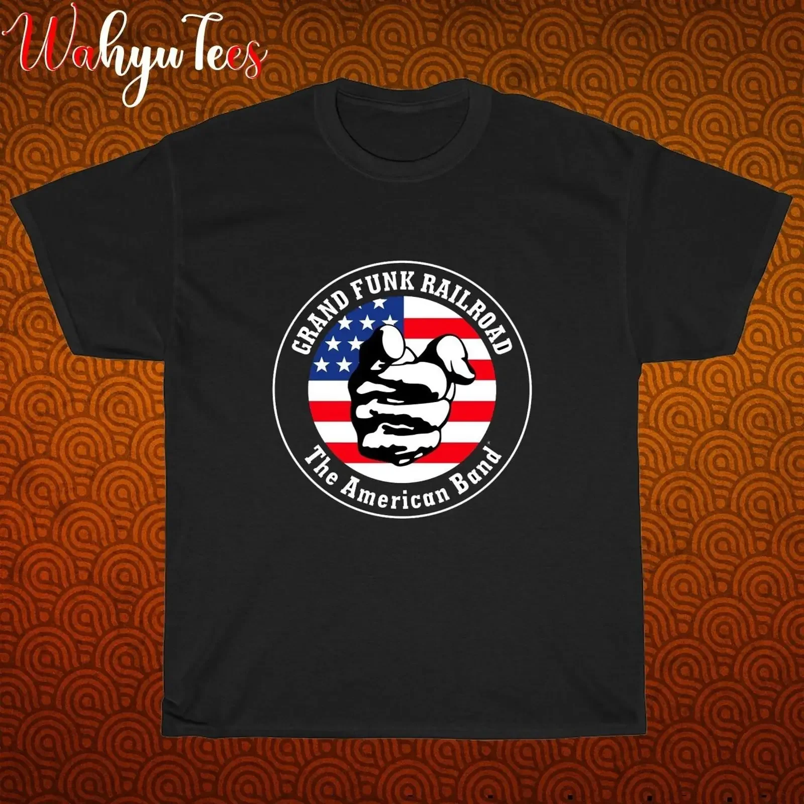 New Grand Funk Railroad Logo Black Grey Navy White Size S 5XL T Shirt vintage Washed graphic Comfortable streetwear