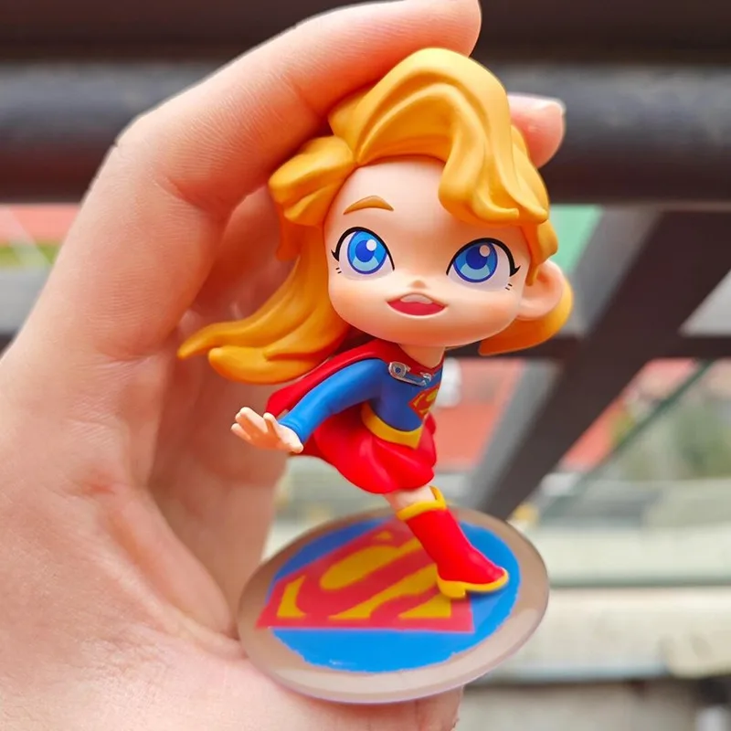 DC Little Justice League Series Blind Box Toys Batman Superman Wonder Woman Action Figure Model Toy Mystery Box Surpresa Gifts