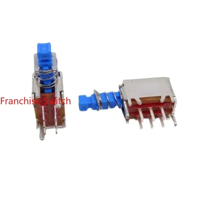 10PCS Self Locking Switch SPPJ320600 With Lock 6-pin Straight Key  Button