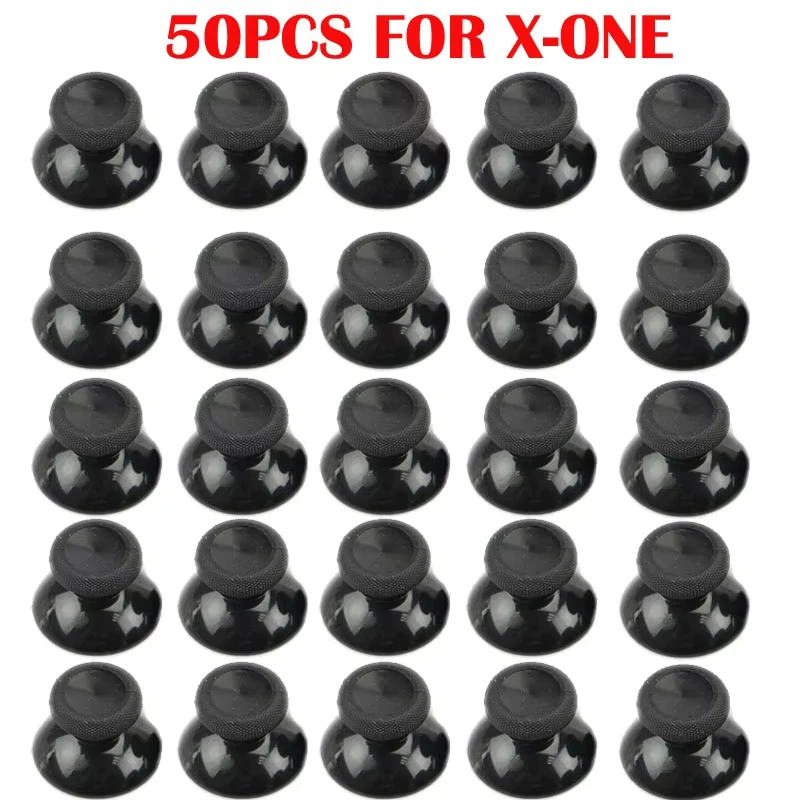 50 Pcs Replacement Controller Analog Thumbstick Thumb Stick Mushroom Grip Cap Cover for Ps4 Pro Slim Ps5 Xbox One 360 Dropship