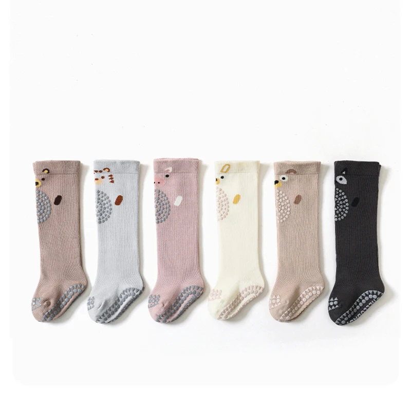 MILANCEL Baby Socks Cartoon Anti-Slip Over Knee Socks Infant One Piece