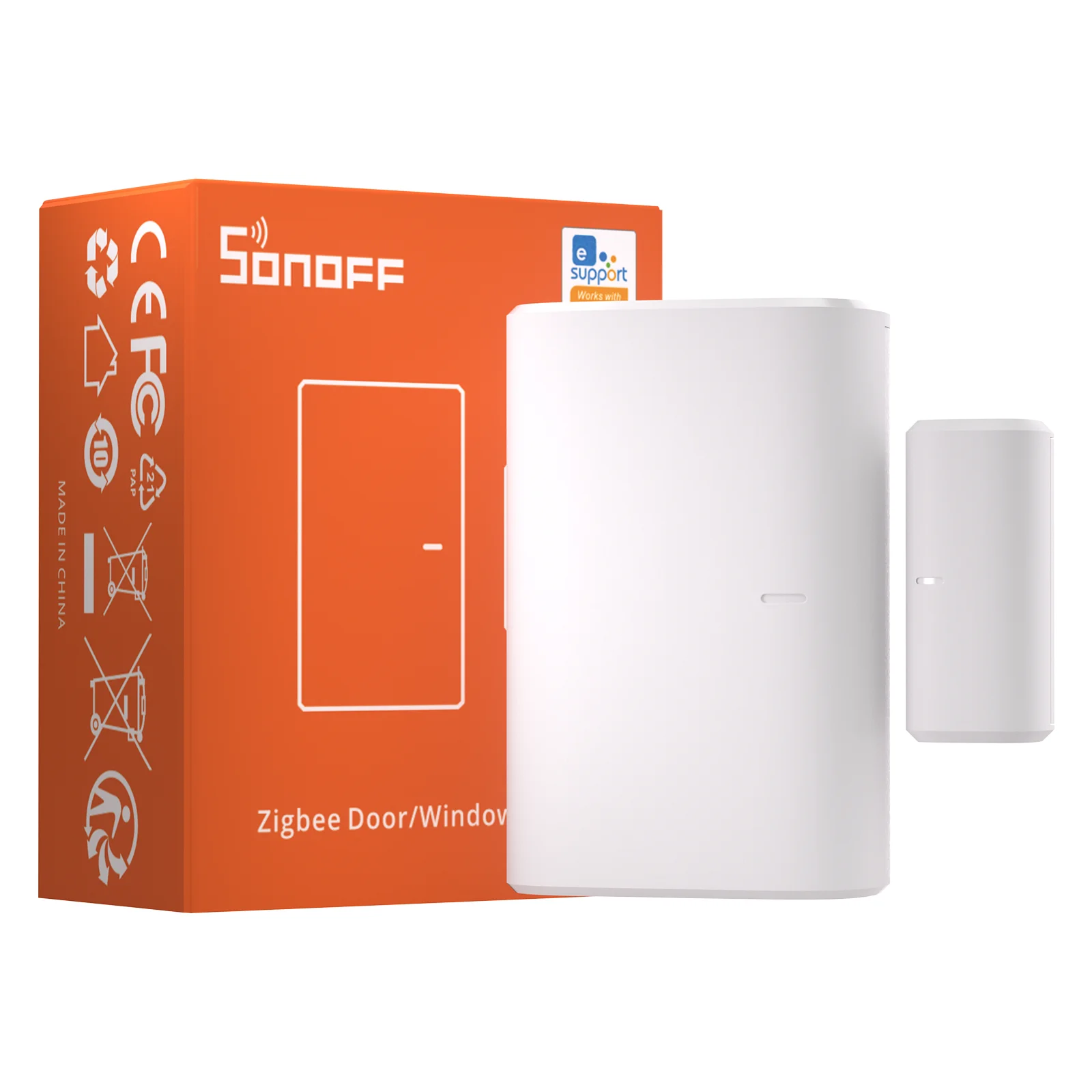 SONOFF SNZB-04PR1 Czujnik Otwarcia Drzwi/Okien Zigbee3.0 z Alarmem Sabotażowym, Lokalne Sterowanie Inteligentnymi Scenami, Współpraca z Alexa i Google Home za pośrednictwem Huba Zigbee — zdjęcie produktu 7
