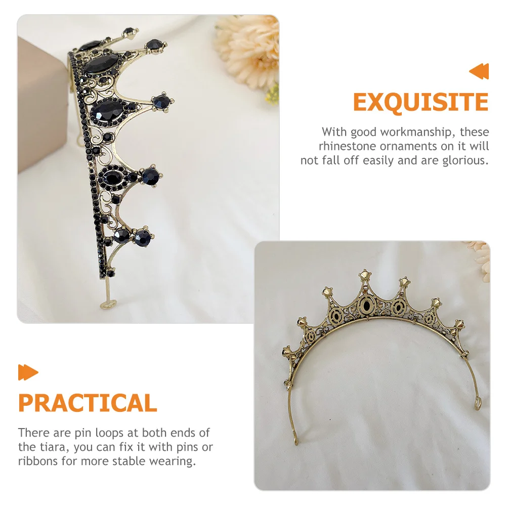 

Tiara Crown Bridal Headpiece For Women Wedding Bride Tiara Wedding Prom Dance Party Banquet Hair Accessory