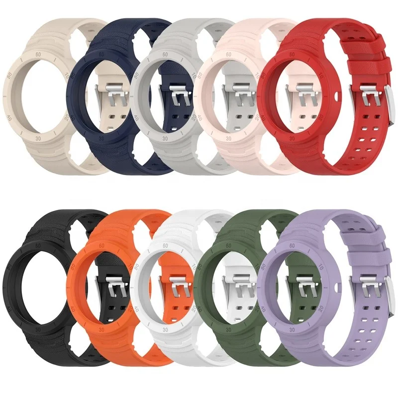 

New Silicone Watch band for Huawei GT Cyber Breathable Watch Strap protective case integrated strap