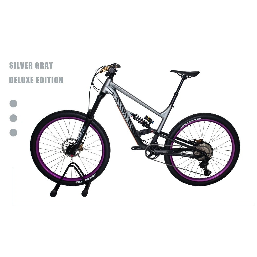 

21-Speed All-Terrain Mountain Bike for Adults Lockable Aluminum Alloy Suspension Fork with Disc Brake Ordinary Pedal Wholesale