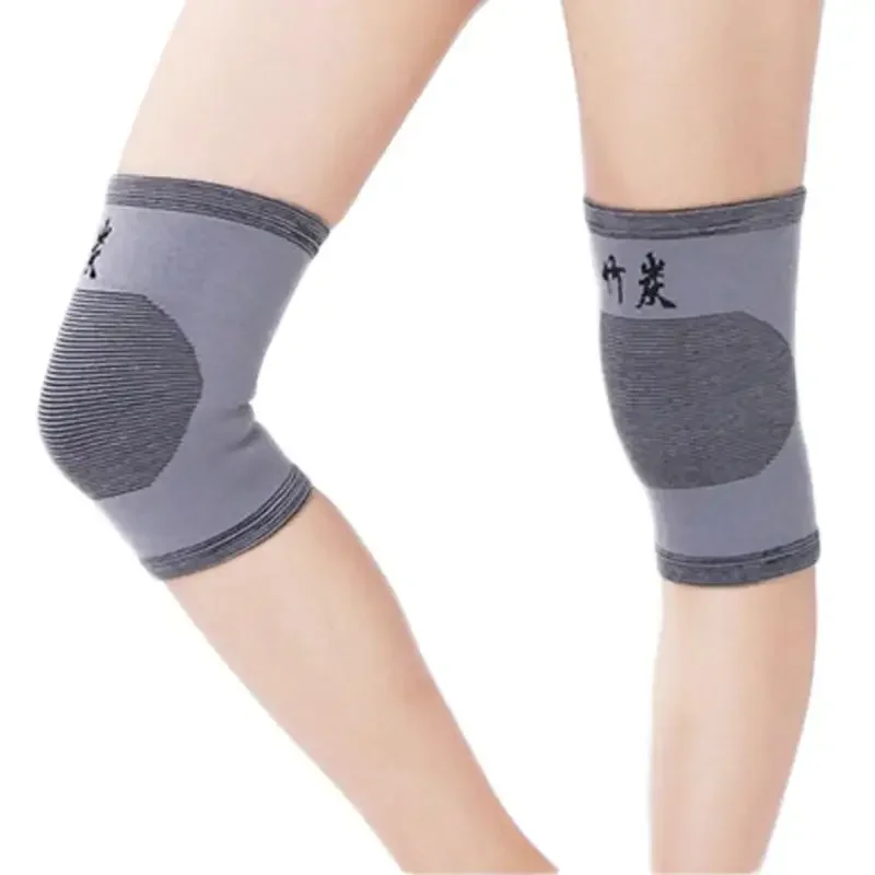 Autumn and Winter Cold As Warm Bamboo Charcoal Knee Pads Unisex Sports Breathable Leg Covers Elastic Tight Slim Legs Socks Gifts